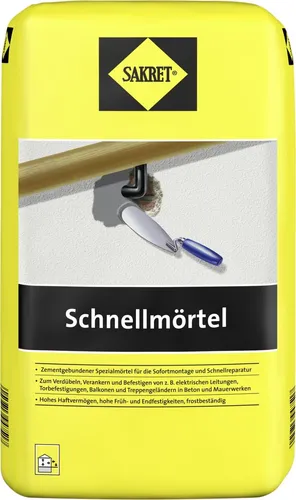SAKRET Schnellmörtel 10 kg Sack von SAKRET