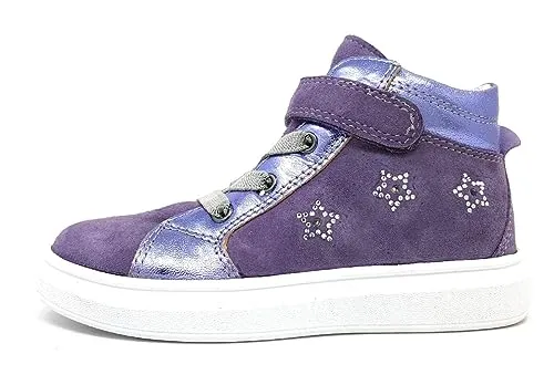 Richter Kinderschuhe Mädchen Stiefel Violett Freizeit, Schuhgröße:33 EU