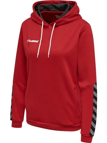 hummel Kapuzenpullover rot S (36) - Stylischer Sweatshirt in leuchtendem Rot, aus 100% Baumwolle für höchsten Tragekomfort, ideal für Freizeit und Sport.