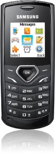 Samsung E1170 Handy (3,9 cm (1,52 Zoll) Display, 65.536 Farben, uTrack) deep-black