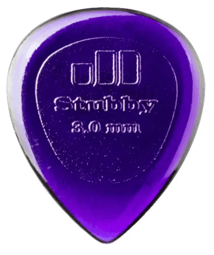 Dunlop Stubby Jazz Plektren - verschiedene Stärken (1, 3, 6 oder 24 Stück)