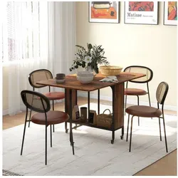 furnicato Klappbarer Esstisch 130x80 cm für 6 Personen