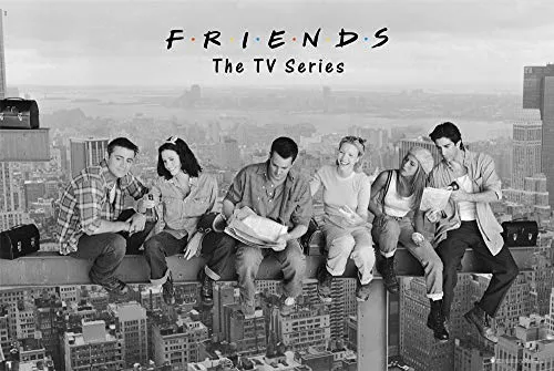 Grupo Erik Friends Lunch on a Skyscraper Poster - Kunstdruck - Deko Wohnzimmer oder Deko Schlafzimmer - Deko Zimmer - Größe : 61 x 91 - Offizielle Lizenz