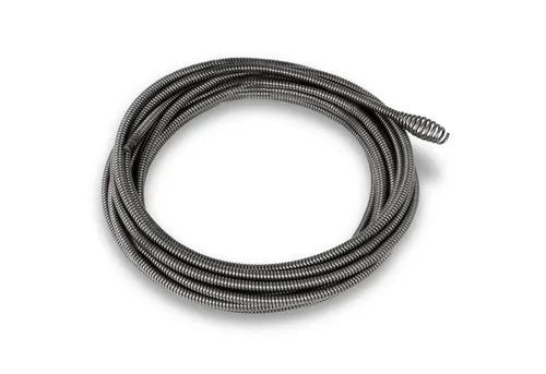 EBERTH Spirale 7,6m für Rohrreiniger - Hochwertige Rohrreinigungswelle aus robustem Metall mit Boring Bulb Cutter; ideal für 2-5cm Rohre, effektiv gegen Verstopfungen und leicht zu montieren.