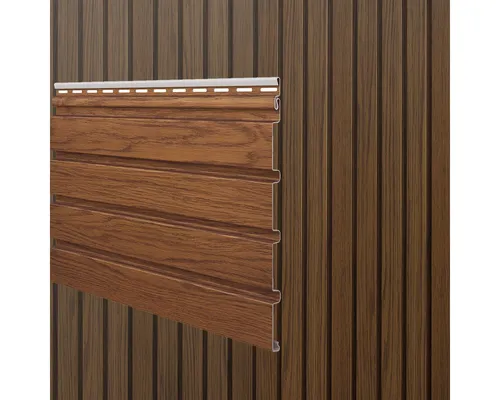 Fassadenverkleidung Canadian Siding MAX3 Fronto Rhombus Profil 2,95m walnussbraun