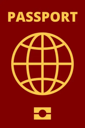 Red Passport Play Book: Pretend Play Travel Book for kids