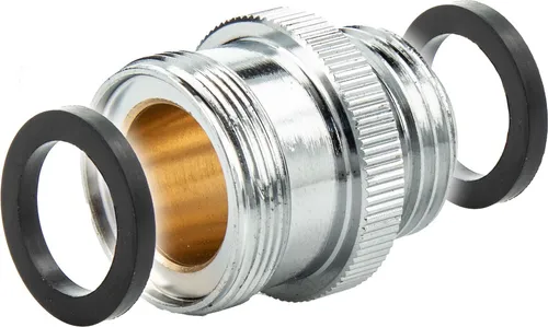 tecuro Mischdüse - Armaturen Adapter M24 x1 AG auf 1/2 Zoll Außengewinde, verchromt