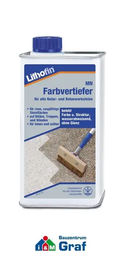 Produktbild LITHOFIN MN Farbvertiefer für Natursteine und Betonwerksteine 1,0 Liter