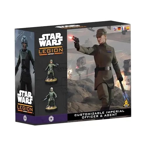 Star Wars: Legion – Anpassbarer Imperial Officer & Agent - Sammelkarten Set mit 2 hochdetaillierten Miniaturen und über 20 optionalen Bauteilen für individuelle Anpassung in deiner Galaktischen Imperiums-Armee.