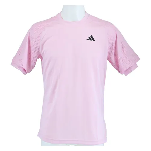 adidas Tennis-Tshirt Melbourne Ergo Tennis Heat.Rdy Raglan pink Herren, Größe: M