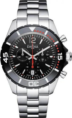 Davosa Nautic Star Chrono 16347365 Herrenarmbanduhr - Armbanduhren für Herren, sportlich-elegantes Design mit präzisem Chronographen und hoher Wasserdichtigkeit für Abenteuer und Alltag.
