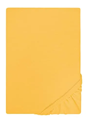 biberna Jersey-Spannbetttuch 0077155 Honig 1x 140x200 cm - 160x200 cm