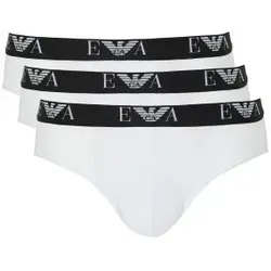 Emporio Armani Set aus drei weißen Boxershorts EM000258_AF14131 - Herrenunterhosen, 3er-Pack aus weichem Stretch-Strick für perfekten Tragekomfort und elegante Optik, ideal für jeden Tag.