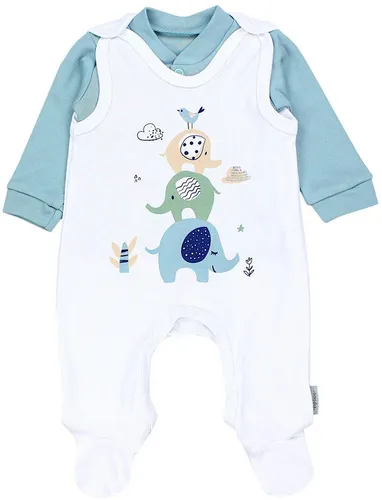 TupTam Strampler TupTam Baby Mädchen Jungen Strampler mit Langarmshirt Aufdruck Spruch