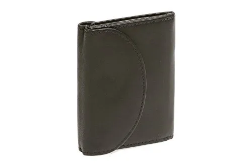 LEAS Minibörse Echt-Leder, schwarz Mini-Edition