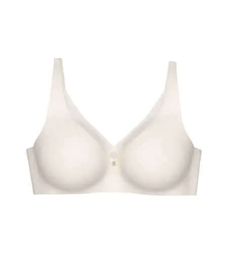 Triumph True Shape Sensation T N01 Minimizer-BH ohne Bügel (75E Fresh Powder) - Funktionsunterwäsche: Bügelloser Minimizer-BH mit elastischem, atmungsaktivem Futter für höchsten Tragekomfort und glatten Abschlüssen, die ein Einscheiden in die Haut verhindern.