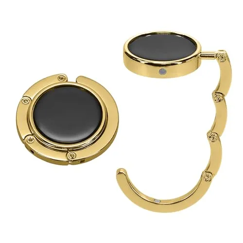 kwmobile Taschenhalter für Tisch in gold von kwmobile