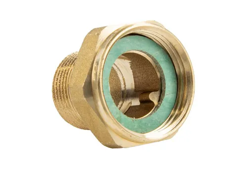 tecuro Gewindefitting Anschlussverschraubung Überwurfmutter x Aussengewinde - Messing, 1 1/2 ÜWM x 1 1/4 AG