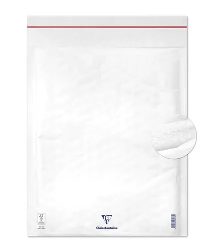 CLAIREFONTAINE Versandtasche Clairefontaine Luftpols 350x470 Kraft ws 90g Pk 10