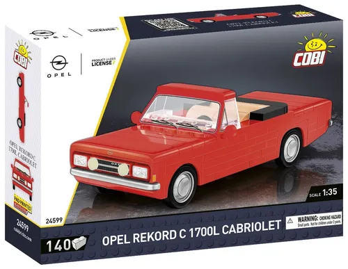 Cobi 24599 Opel Rekord C 1700L Cabriolet Maßstab 1:35 Bausatz 140 Teile