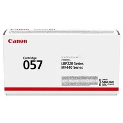 Canon Toner 3009C002 057 - Original Schwarz Toner für bis zu 3.100 A4-Seiten, ideal für Canon i-SENSYS und Atos FD-Drucker