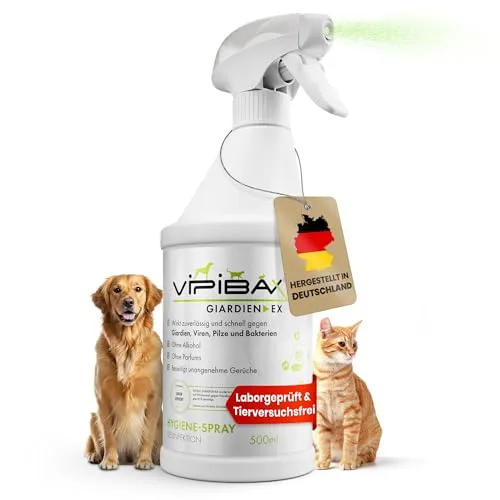 ViPiBaX Giardien EX Hygiene-Spray für Hund, Katze & Co von ViPiBaX viren pilze bakterien ex
