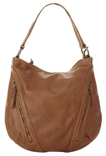 Shopper CLUTY – Vintage Damen Tasche aus echtem Leder - Handtaschen in lässigem Design aus 100% Rindleder, Made in Italy. Mit zwei Hauptfächern für Trinkflaschen und wichtige Dinge, optimal für den Alltag!