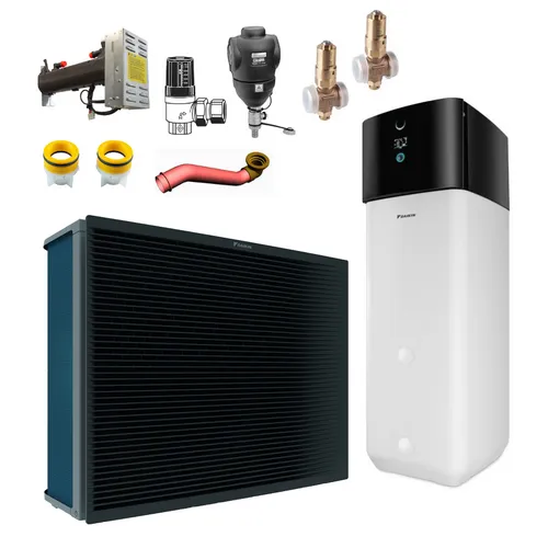 Produktbild DAIKIN Altherma 3 H MT Wärmepumpe Ech2o | ETSXB12P50E+EPRA08EW1