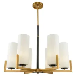 Maytoni Kronleuchter aus Messing und Glas, 67 cm in gold von Maytoni