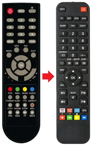 Fernbedienung geeignet für POWERBOX HD-1822