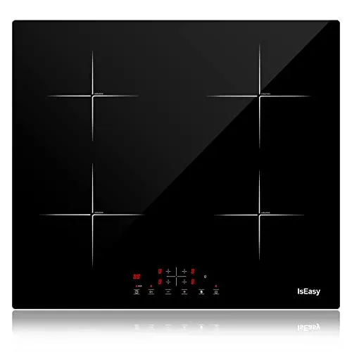 IsEasy Einbau Induktionskochfeld 4 Zonen 6800W 60cm