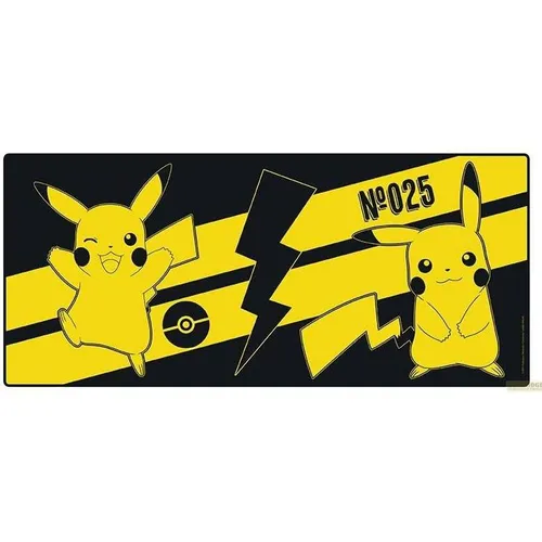 POKEMON Gaming Mousepad XXL Pikachu - Mauspads mit Pikachu-Design, ideal für Pokémon-Fans! Genießen Sie viel Platz für präzise Bewegungen und bringen Sie Farbe in Ihr Gaming-Setup.