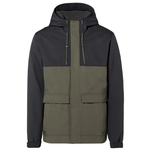 VAUDE Herren Jacke Me Manukau Jacket III - Funktionsjacke mit kuscheligem Sherpa-Fleece für extra Wärme, wind- und wasserdicht, ideal für Herbst bis Frühjahr und umweltfreundlich dank Eco Finish.