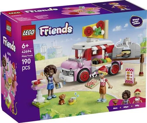 LEGO FRIENDS Pizza-Lieferwagen Bau- und Spielset für Kinder ab 6 Jahren 42694
