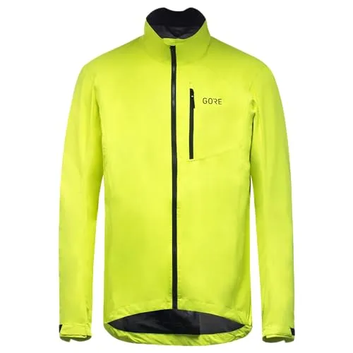 GORE WEAR Herren Gore-tex Paclite Jacke, Neon Gelb, XL EU - Regenjacke für Herren, extrem leicht und wasserdicht dank GORE-TEX PACLITE+, ideal für nasses Wetter. Perfekte Bewegungsfreiheit durch lockeren Schnitt und praktische Rückentasche.