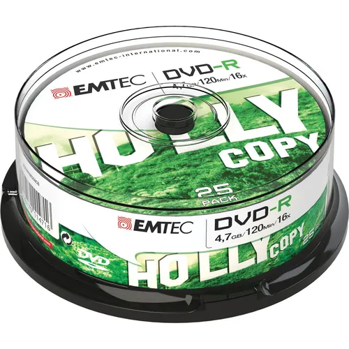 EMTEC DVD-R 4.7 GB 25er Spindel (ECOVR472516CB)