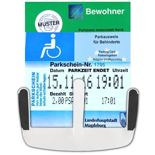 Produktbild Parkausweis Halterung für Windschutzscheibe
