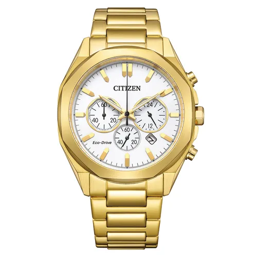 CITIZEN Herren Analog Quarz Uhr CA4592-85A - Armbanduhren für Herren mit Eco Drive Technologie, die durch Sonnenlicht aufgeladen wird und somit umweltfreundlich ist.