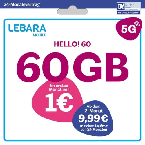 LEBARA Handytarif Hello! 60