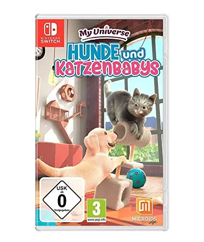 My Universe - Hunde- und Katzenbabys [Nintendo Switch] - Erlebe 20 beliebte Hunde- und Katzenrassen in diesem interaktiven Spiel. Kümmere dich um dein Tier, spiele Mini-Spiele und entdecke eine lebendige Spielwelt voller Abenteuer.