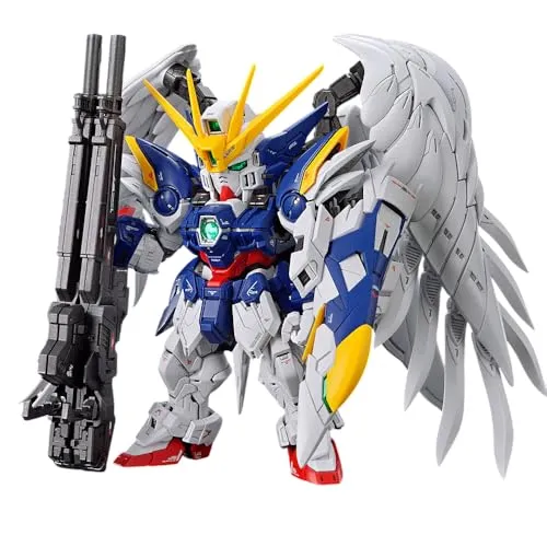 BANDAI SPIRITS MGSD Wing Gundam Zero EW Modell - Roboter-Modellbausätze mit neuem variablen Mechanismus für beeindruckende Flugpositionen und detailreiche Gestaltung – perfekt für Gundam-Fans!