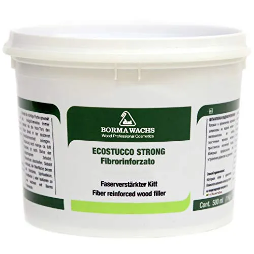 Faserverstärkter Holzkitt Spachtelmasse Extra Strong 1 Kg (Buche - 42) - Eisenwaren Spachtelmasse mit faserverstärkter Formel für langlebige Holzreparaturen, schnell trocknend und umweltfreundlich – ideal für Möbel, Türen und Fußböden.