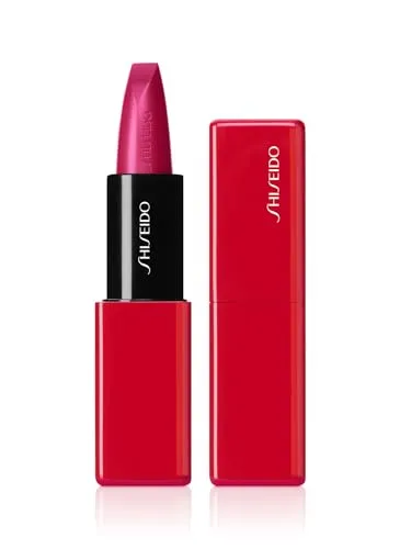 Shiseido Technosatin Gel Lipstick Fuchsia Flux 3.3 g - Lippenstift mit 24 Stunden Feuchtigkeit und seidig glänzendem Finish, dank innovativer Stretch-Flex-Technologie für langanhaltenden Komfort.