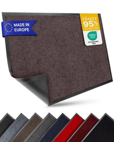 Entrando Fußmatte FIEL, Rechteckig, Höhe: 7 mm, für Innen und Außen - waschbar, rutschfest, robust, pflegeleicht