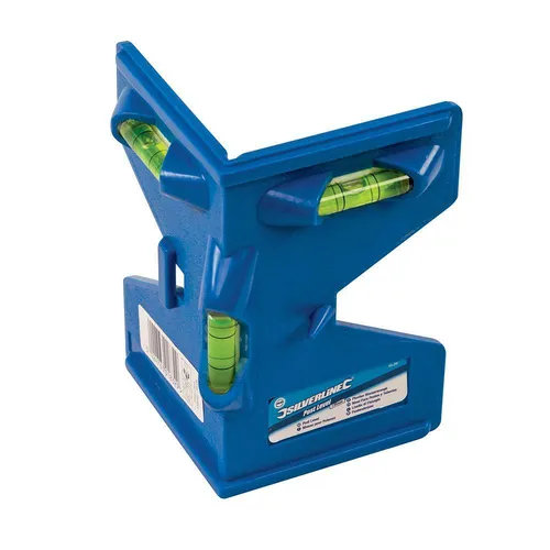 Silverline Pfosten-Wasserwaage 140 x 100 mm