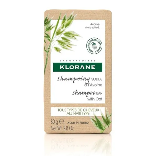 Klorane Shampoo Bar szampon w kostce z owsem 80g (P1) 3282770145281
