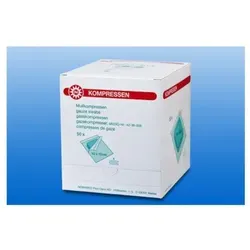 Noba Mullkompresse-steril 8-fach 50 x 2 Stück 10 x 20 cm / 1 Packung = 50 x 2 Stück