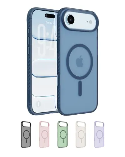 Belkin SheerForce Grip iPhone Air Hülle – MagSafe Kompatibel und Rutschfest - Standard Handyhüllen mit hervorragendem Aufprallschutz und schlanker Form. Ideal für iPhone 17 Pro Max, rutschfester Rand sorgt für sicheren Halt und einfache kabellose Ladefunktion.