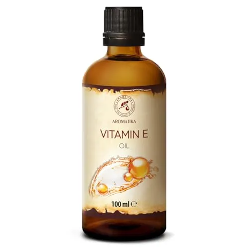Vitamin E Öl 100ml - Natürlich - Reich an Vitamin E - Vitamin E Oil - Pflege für Gesicht - Körperpflege - Haare - Kosmetik Öl - Kosmetische Basis - Anreicherung von Kosmetika