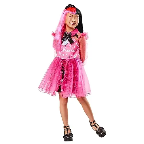 Rubies Draculaura Deluxe Kostüm für Mädchen – Offizielles Monster High Kostüm